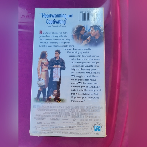 "About A Boy" VHS Tape - Picture 2 of 2